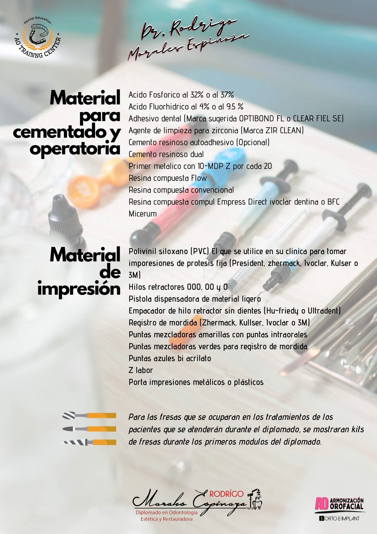 DIPLOMADO ODONTOLOGI A